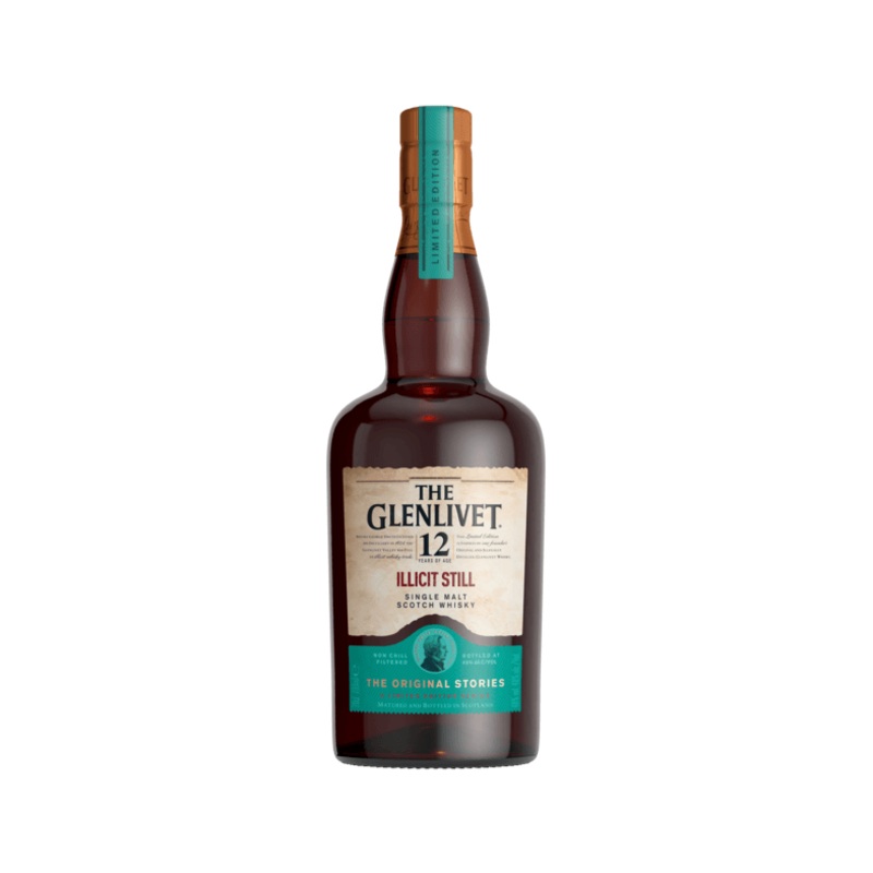 The Glenlivet 12 Year Old Illicit Still Single Malt Scotch Whiskey