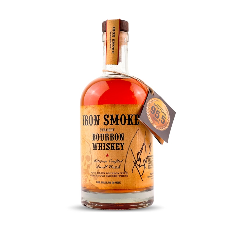Tommy Brunett | Iron Smoke Straight Bourbon Whiskey | Signed Autographed