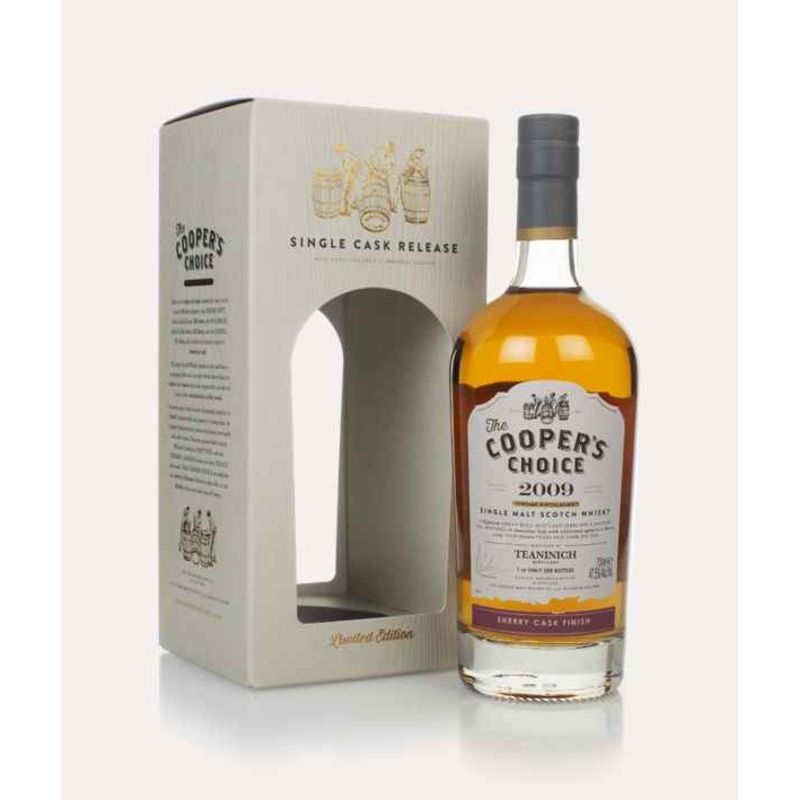 Teaninich 11 Year Old 2009 (cask 9102) - The Cooper's Choice (The Vintage Malt Whisky Co.) Single Malt Scotch Whisky | 700ML