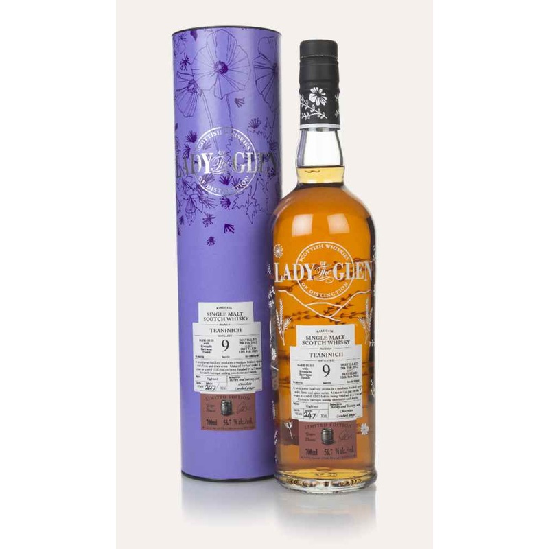 Teaninich 9 Year Old 2012 (cask 702608) - Lady of the Glen (Hannah Whisky Merchants) Single Malt Scotch Whisky | 700ML