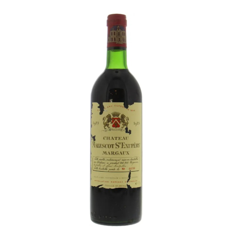 1983 | Chateau Malescot-St-Exupery | Chateau Malescot-St-Exupery damaged label