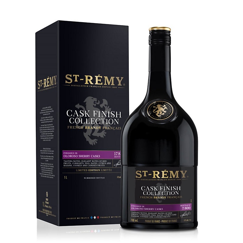 St. Remy 'Cask Finish Collection' Finished in Oloroso Sherry Casks French Brandy