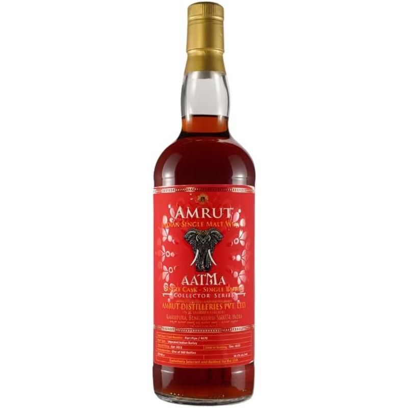 Amrut Aatma #3 7 Year Old Indian Single Malt aged in Port Pipe Whiskey