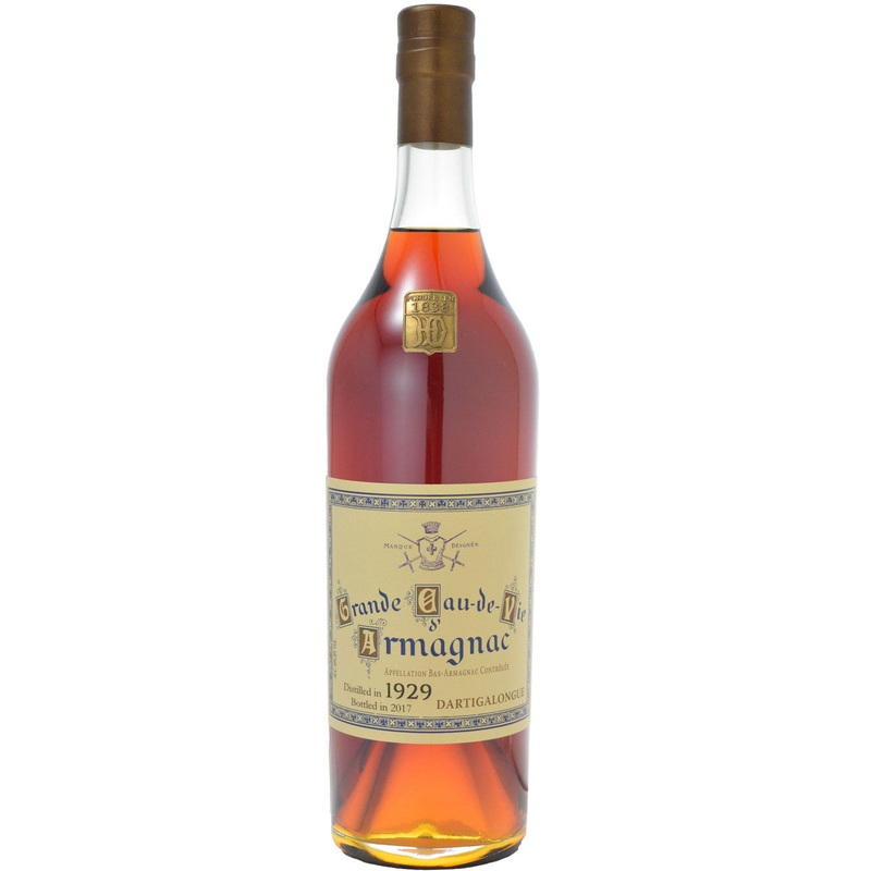 Dartigalongue Vintage Armagnac Rare Vintages 1929 Armagnac