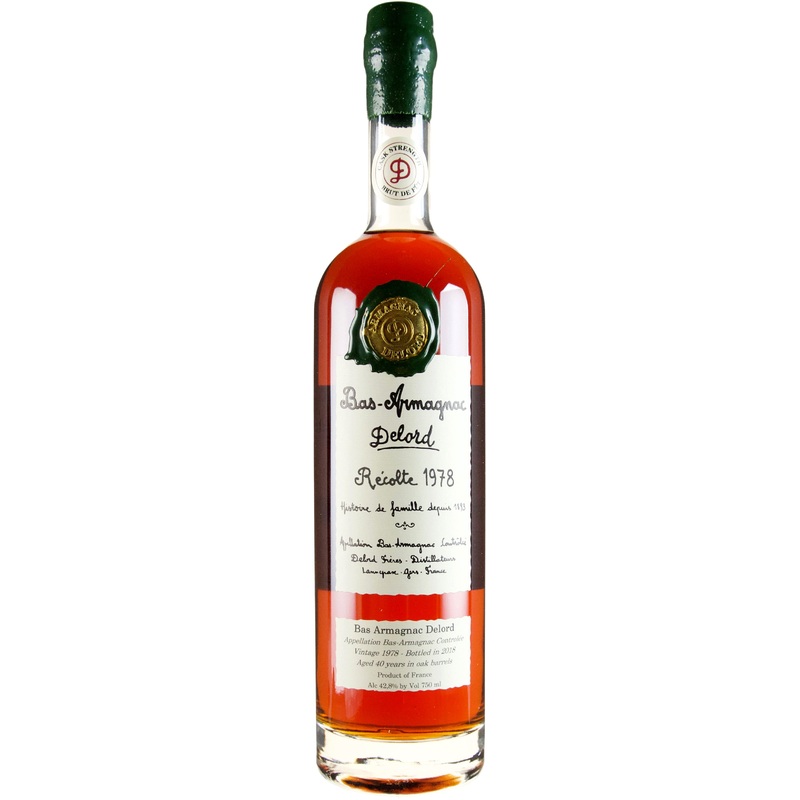 Delord 40 year old Vintage 1978 Armagnac