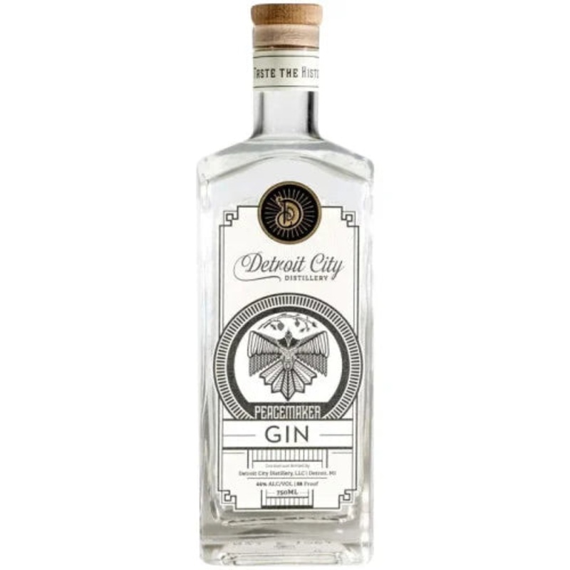 Detroit City Distillery Peacemaker Made With Locally Foraged Botanicals Gin