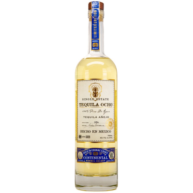 Tequila Ocho Anejo Continental Aged in Cognac Casks