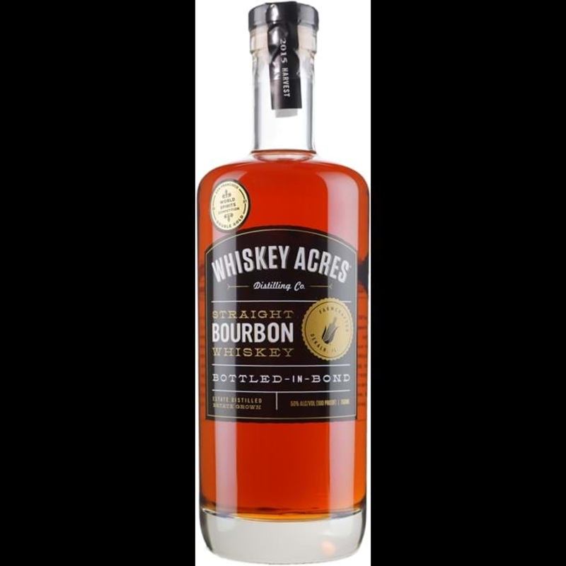 Whiskey Acres Straight Bourbon Bottled in Bond Whiskey