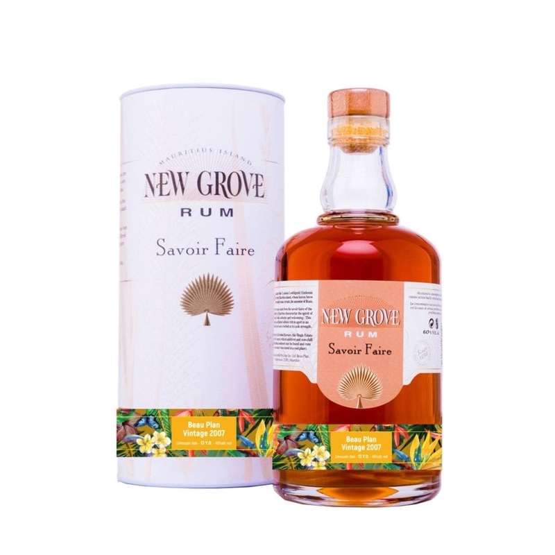 New Grove Savoir Faire Beau Plan Vintage 2007 Mauritius Rum | 700ML