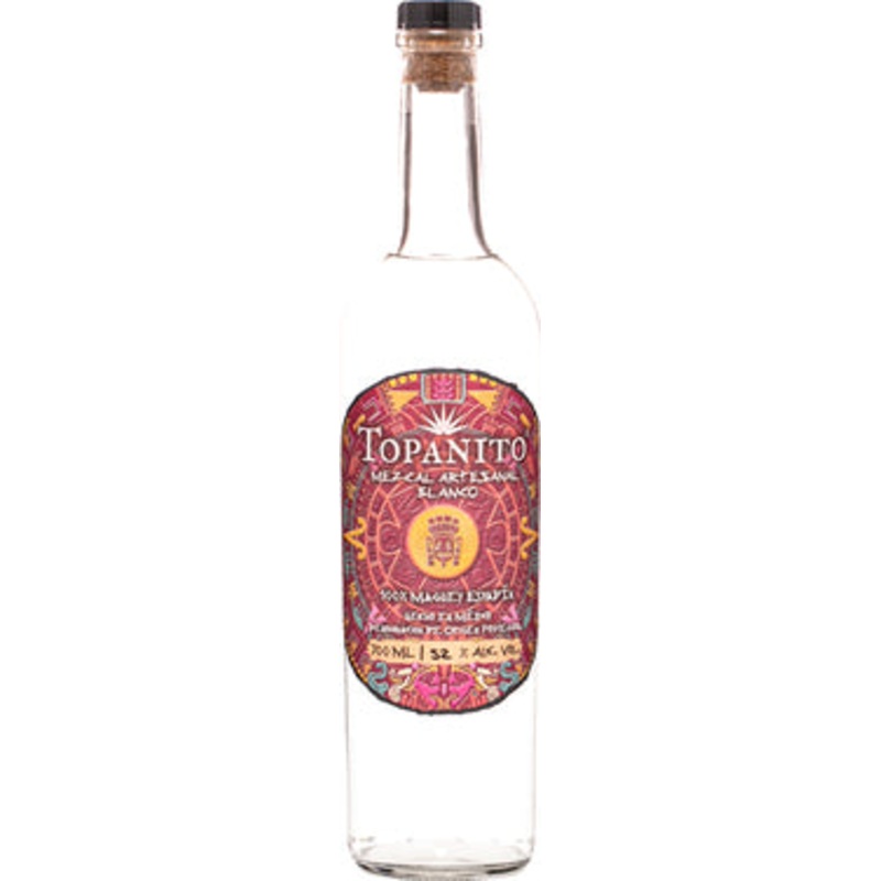 Topanito Artesanal Blanco (Proof 104) Mezcal | 700ML