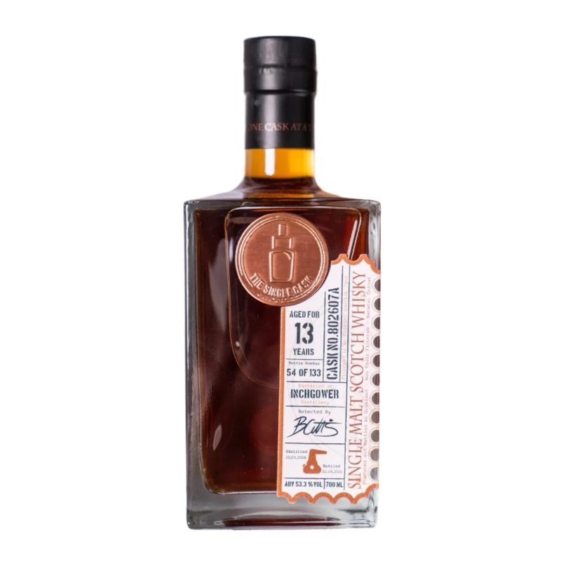 Inchgower 13 Year Old (D.2008, B.2021) Oloroso Quarter Cask, The Single Cask Scotch Whisky | 700ML