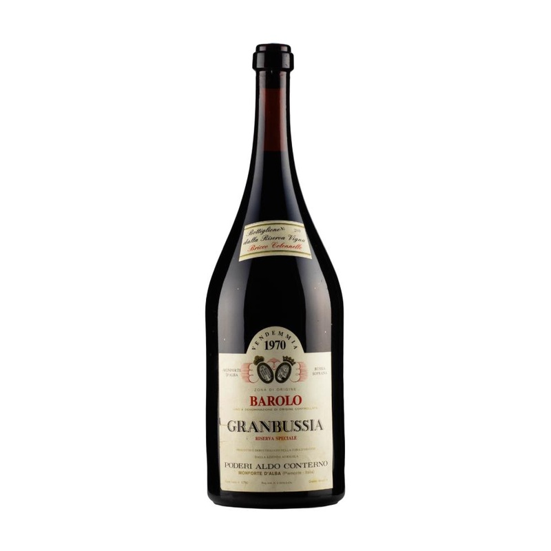 1970 | Aldo Conterno | Barolo Granbussia Vigna Colonnello Riserva Speciale 3.78L
