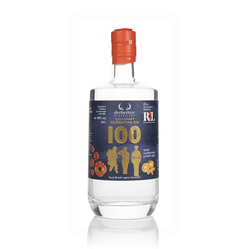 Derbyshire Distillery RBL 100 Centenary Celebration Gin | 500ML