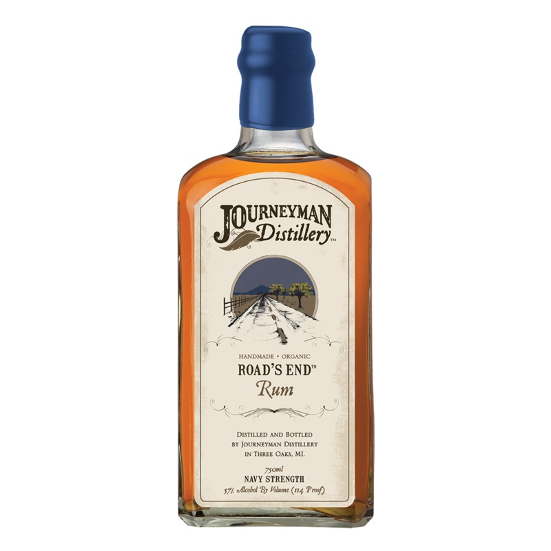 Journeyman Distillery Road's End Aged Navy Strength Rum