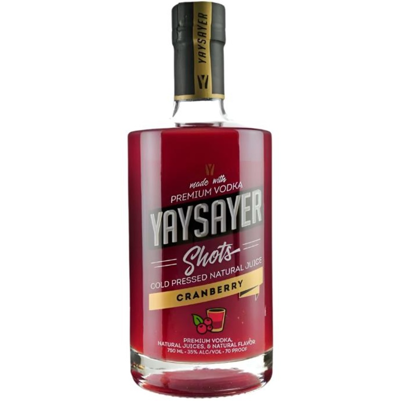 Yaysayer Cranberry Shots Premium Vodka