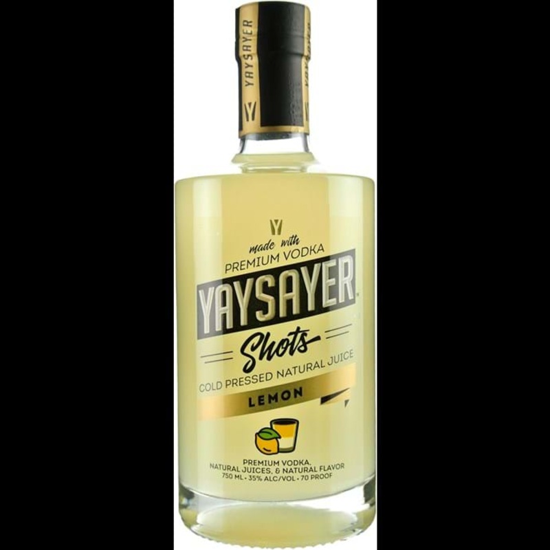 Yaysayer Lemon Shots Premium Vodka