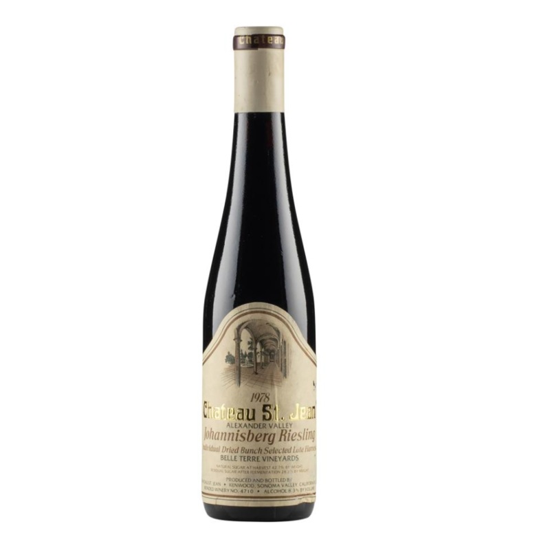 1978 | Chateau St Jean | Select Late Harvest Johannisberg Riesling (Half Bottle)