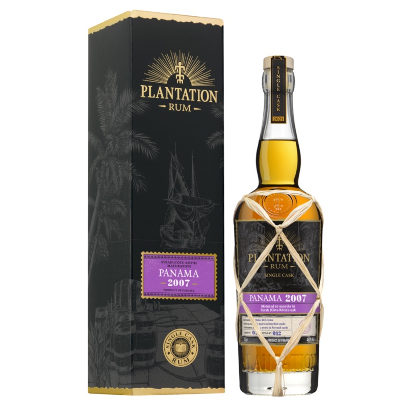 Plantation Panama 2007 Syrah (Cote-Rotie) Cask (Proof 92.4) Rum | 700ML