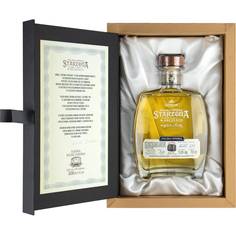Polska Starzona w Beczkach Sauternes Old Polish Vodka | 700ML