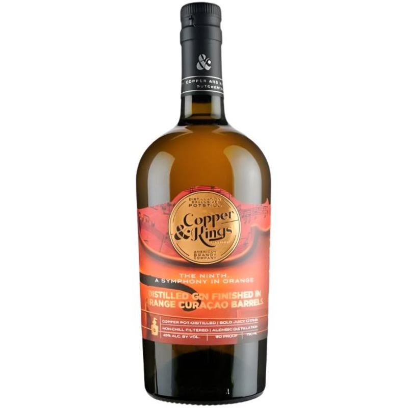 Copper & Kings The 9th A Symphony in Orange Finished in Orange Curacao Barrels Gin