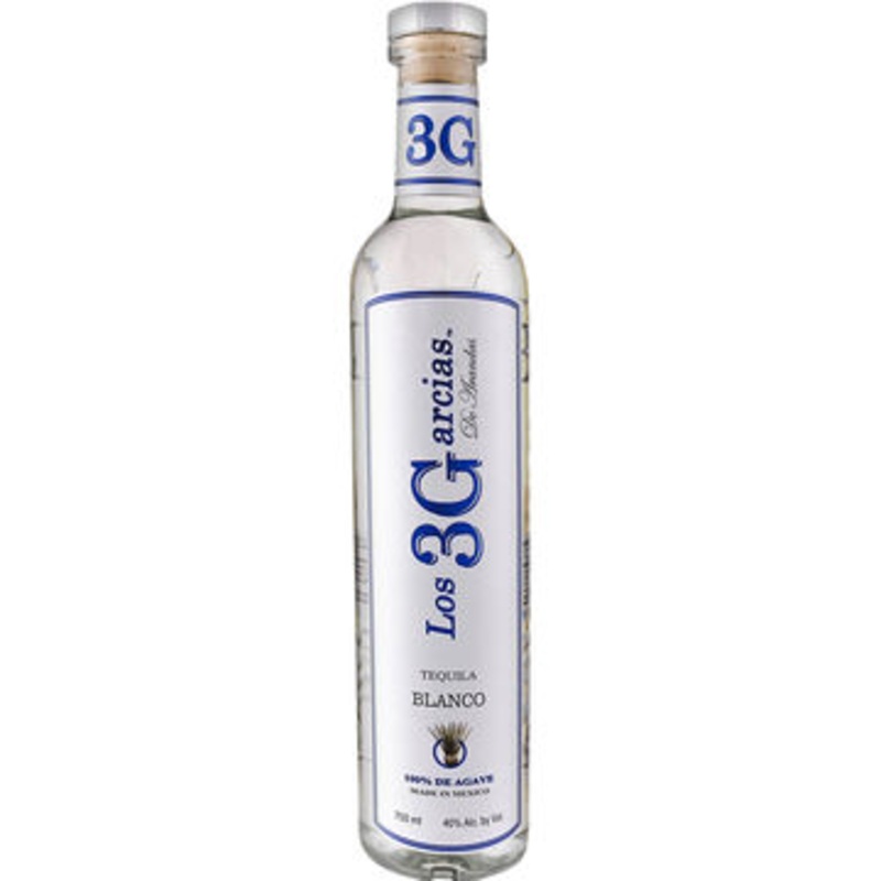 Los Tres Garcias Blanco Tequila