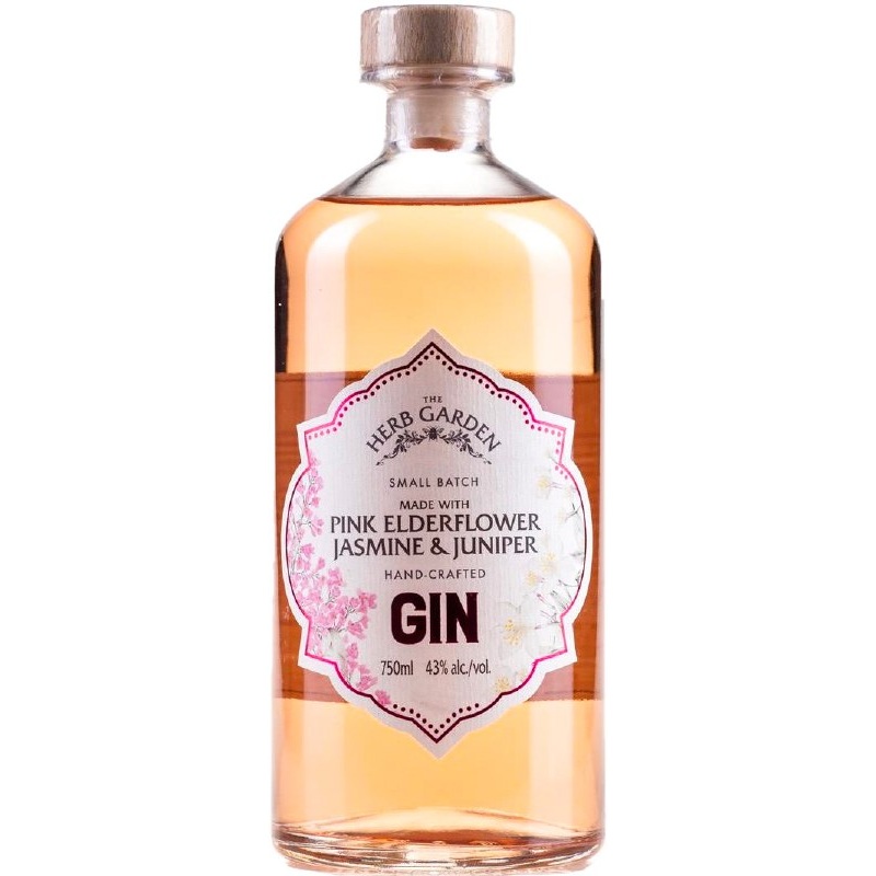 The Herb Garden Pink Elderflower & Jasmine Gin