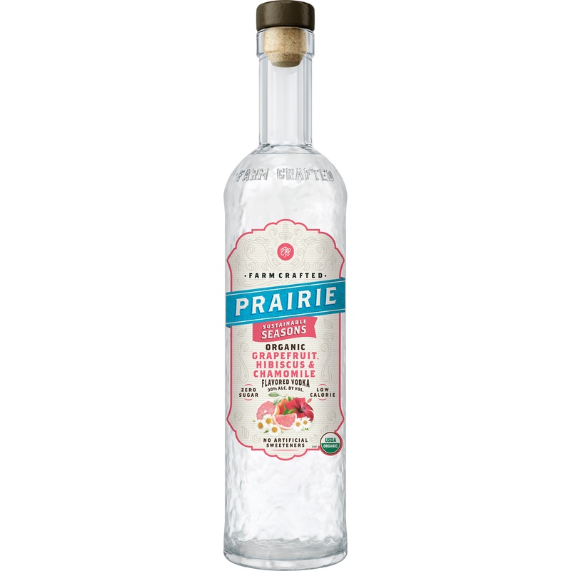 Prairie Organic Sustainable Grapefruit Hibiscus & Chamomile Vodka