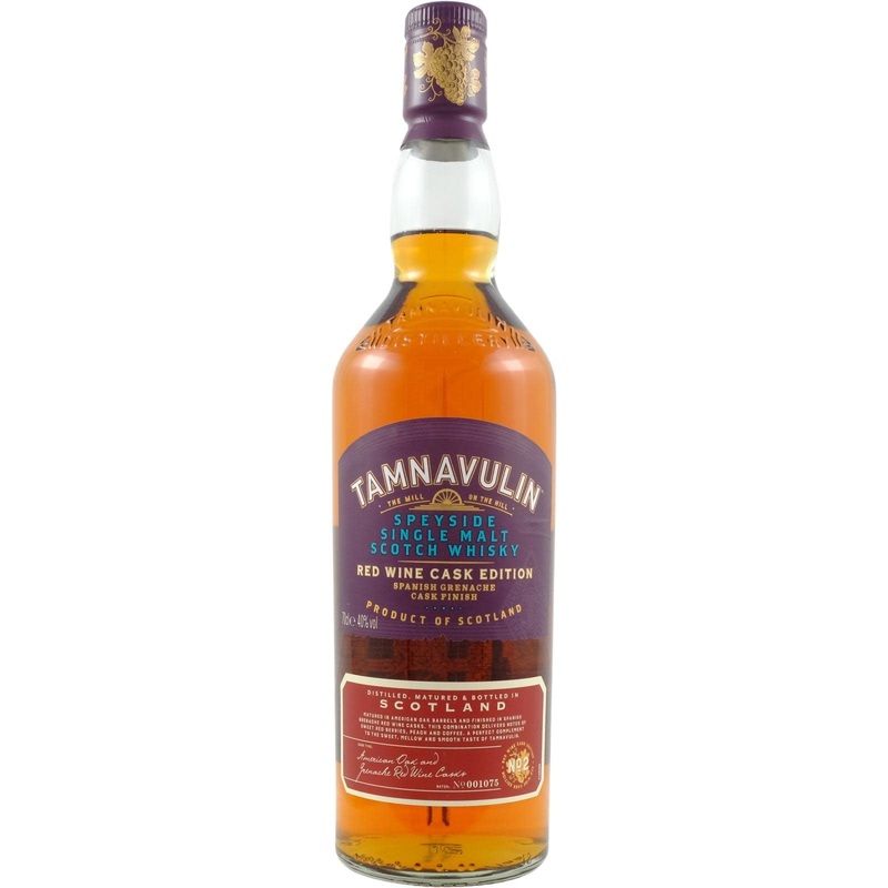 Tamnavulin Red Wine Cask Edition Spanish Grenache Cask Scotch Whisky | 700ML