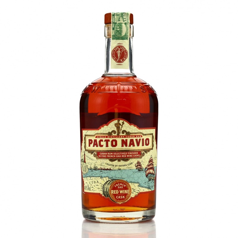 Havana Club Pacto Navio Red Wine Cask Finish (Cuba) Rum | 700ML