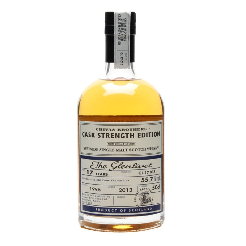 The Glenlivet 17 Year Old Cask Strength (D.1996, B.2013) (Proof 111.4) Scotch Whisky | 500ML