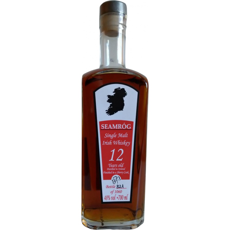 Seamrog 12 Year Old Finished in Sherry Cask Irish Single Malt Whiskey | 700ML