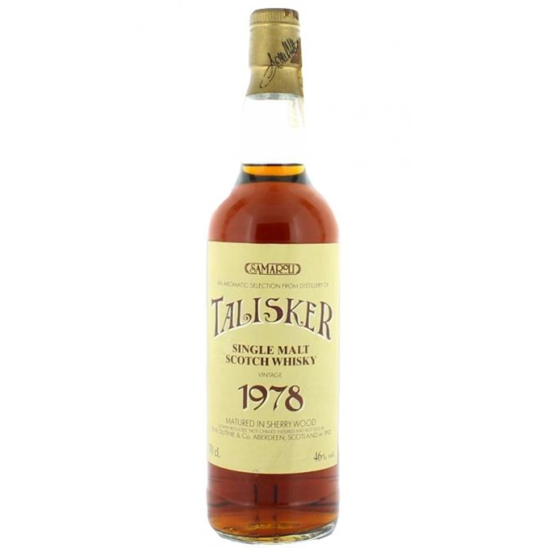 Talisker 1978 Vintage Sherry Wood (Bottled 1992) Samaroli Scotch Whisky | 700ML