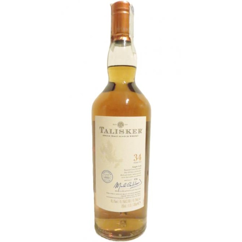 Talisker 34 Year Old (D.1975, B.2010) Single Cask Scotch Whisky | 700ML