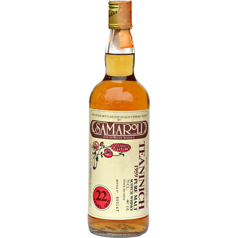 Teaninich 1959 Pure Malt 22 Year Old Samaroli Scotch Whisky