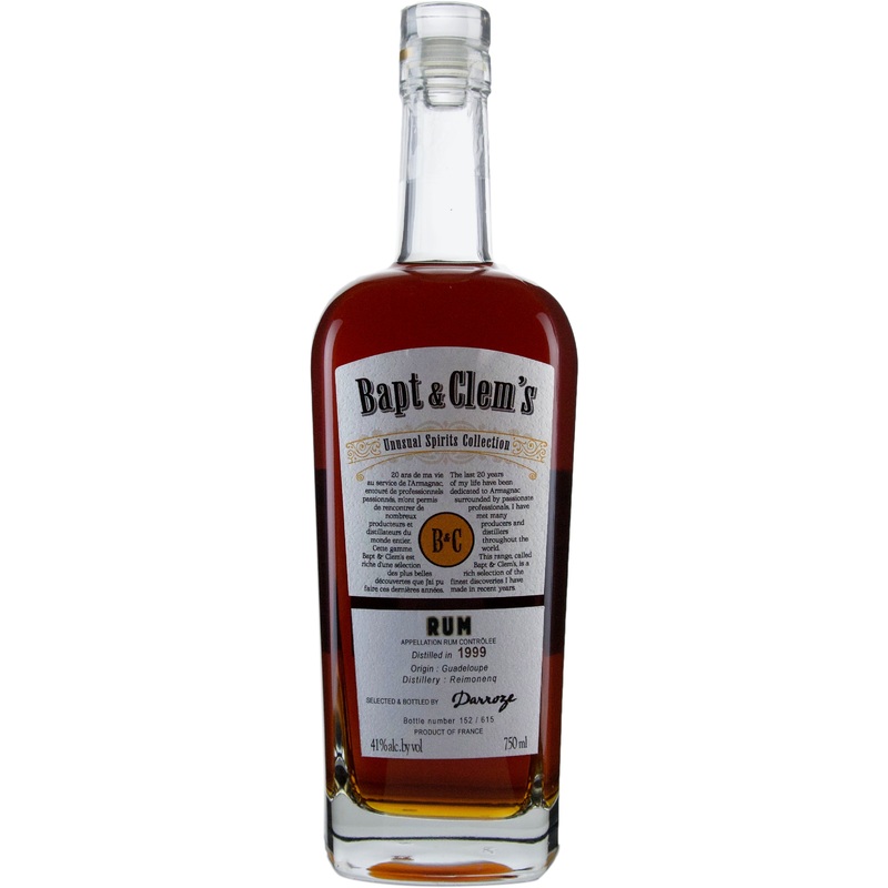 Bapt & Clem's Vintage Guadelope 1999 Rum