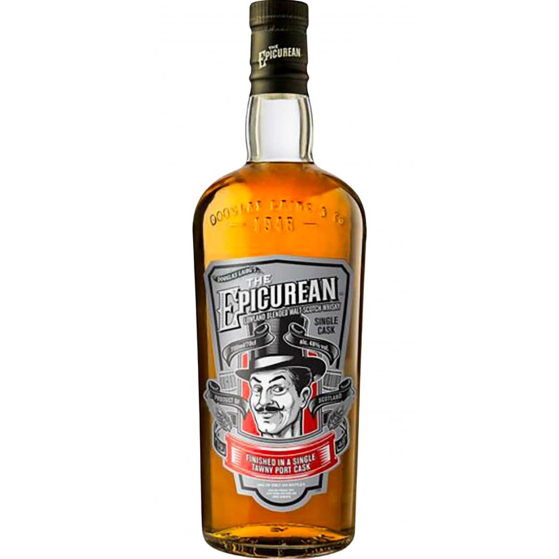 The Epicurean Lowland Blended Malt Finished in Tawny Port Cask Scotch Whisky | 700ML
