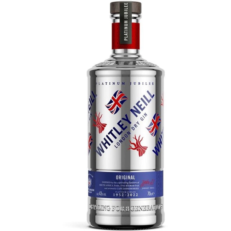 Whitley Neill Platinum Original Gin | 700ML