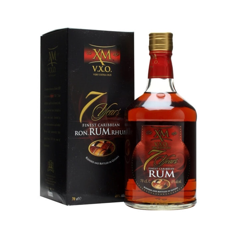 XM V.X.O. 7 Year Old Finest Carribbean Rum | 700ML